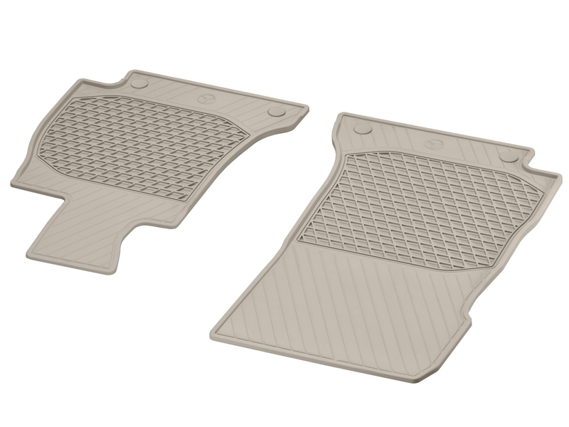 Floor mat trays, Dynamic Squares, rear, Set of 2 | A17768044049051 |  Mercedes-Benz Cyprus