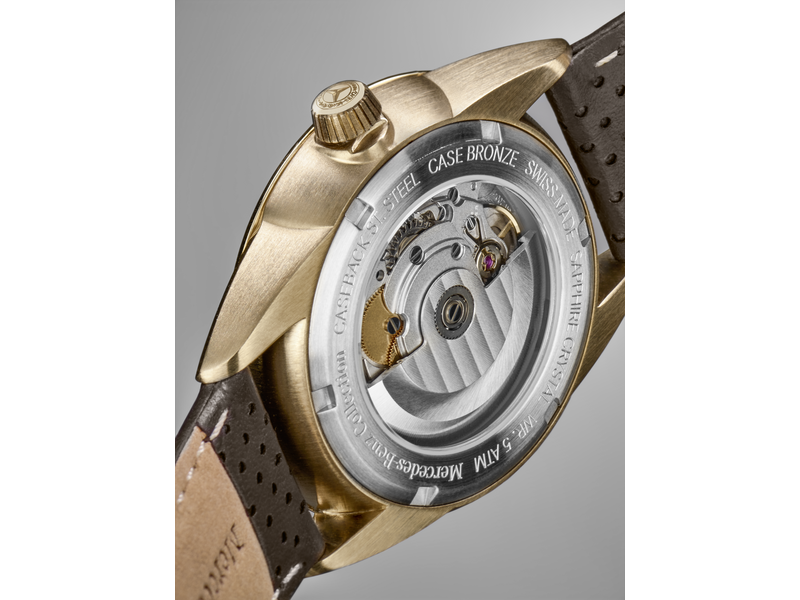 Mercedes benz bronze automatic watch