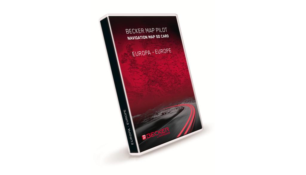Becker® MAP PILOT, Navigations-SD-Karte, Europa, Version 2021 Audio 20 CD, NTG4.5