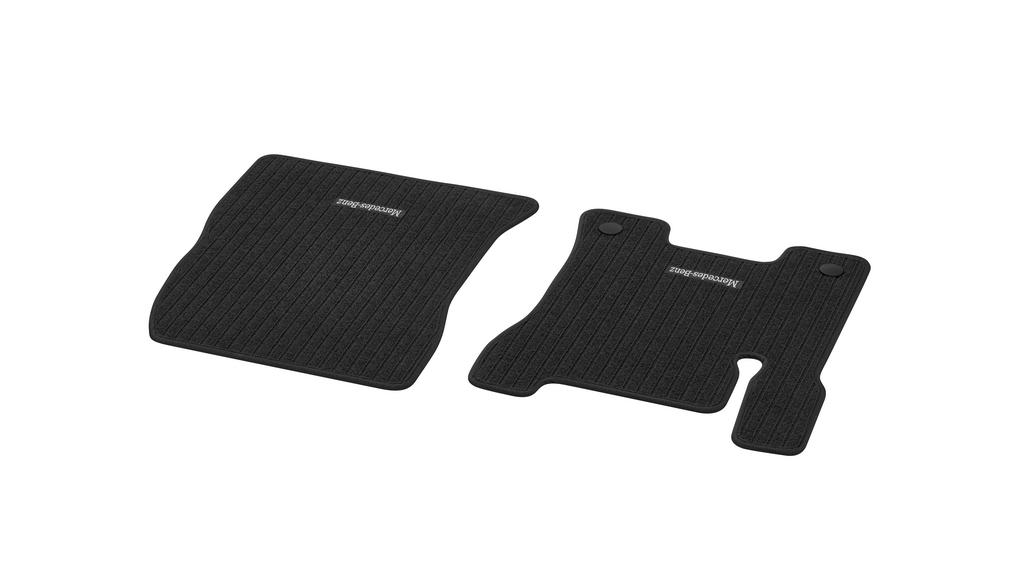 Ripsmatten CLASSIC, Fahrer-/Beifahrermatte, 2-teilig schwarz