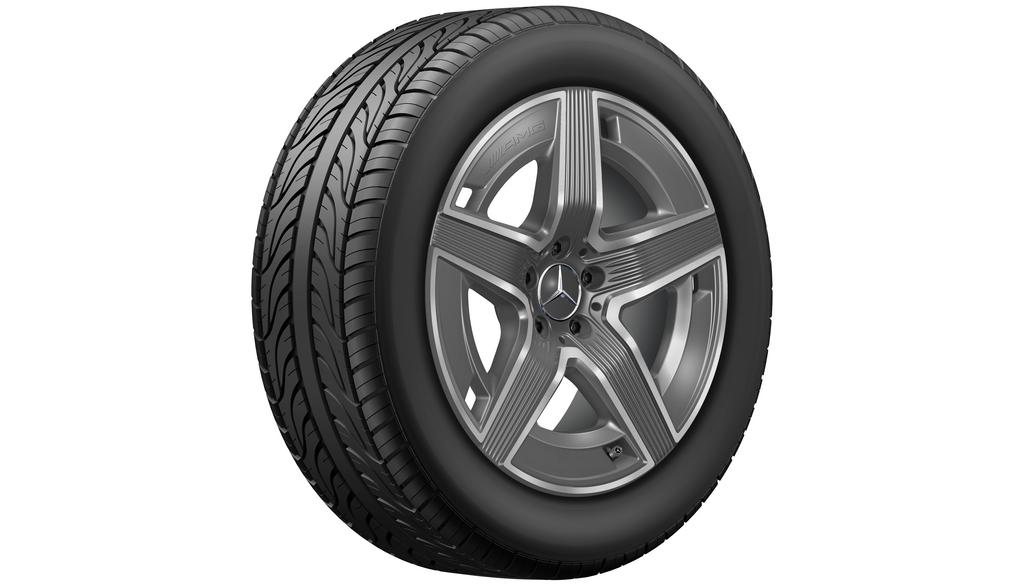 AMG 5-Speichen-Rad (235/55 R19 105H, 8 J x 19 ET 32,5) | Wheel and tyre ...