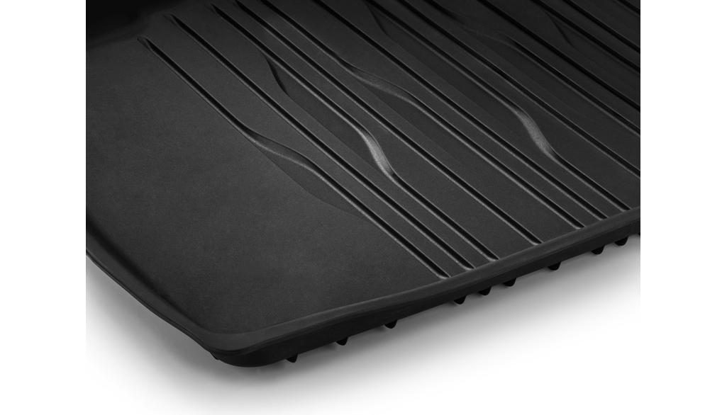 Allseason floor mats Dynamic Lines, rear, Set of 2 (black [EQE