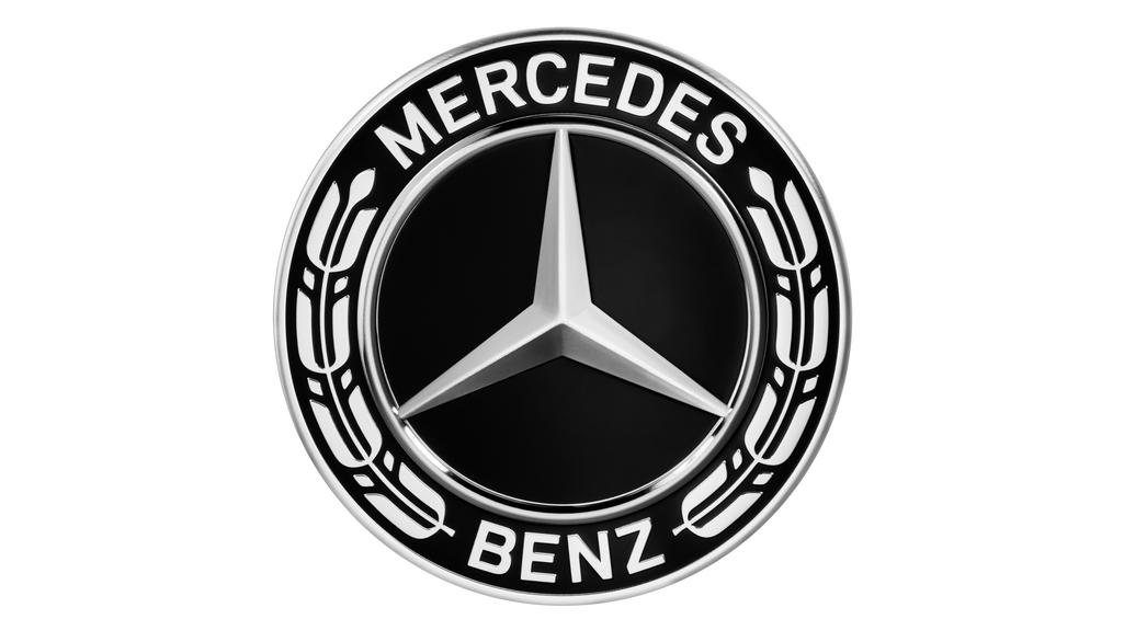 Cache moyeu Coloris NOIR Mercedes-Benz