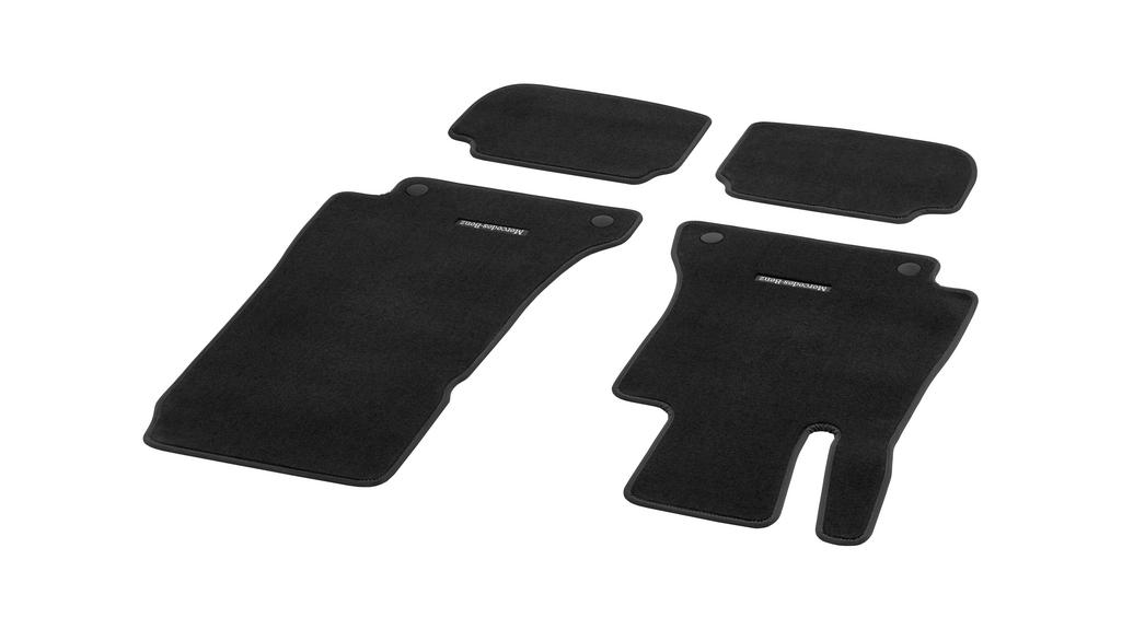Velour floor mats CLASSIC, set, 4-piece (black [E-Klasse]), Floor mats, Protection & care
