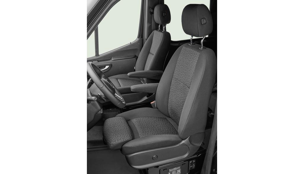 Für Mercedes Sprinter 906 Schonbezüge Sitzbezug Sitzbezüge grau Vorne