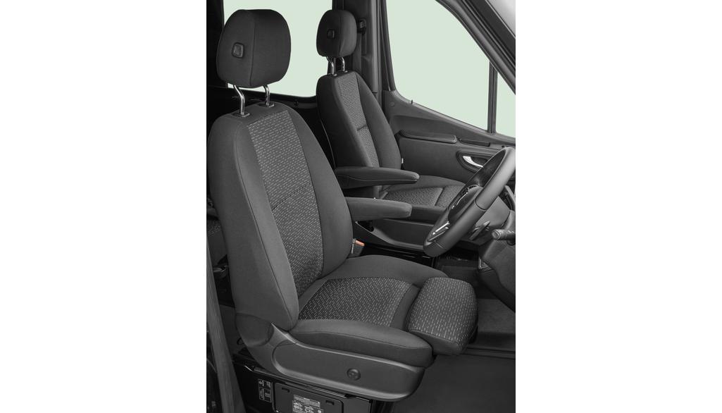 Auto Sitzbezüge für Mercedes Benz Vito in Grau Schwarz