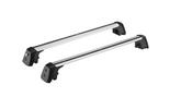 Farad Black Wing Roof Bars Set fit Mercedes C Class W205 Saloon 14-20 Aluminium