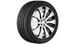 10-spoke wheel 53.3 cm (21-inch), high-sheen