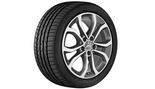 5-twin-spoke wheel 43.2 cm (17 inch), high-sheen