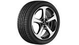 5-spoke wheel 45.7 cm (18 inch), high-sheen