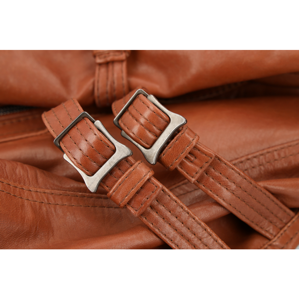 Ladies' leather jacket (cognac, 44), Jackets/gilets
