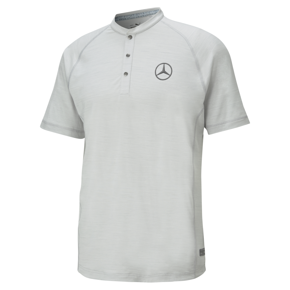 Mercedes benz shop logo golf shirt