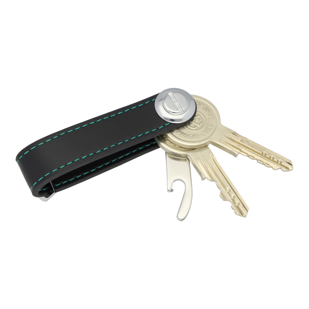 Schlüsselanhänger (schwarz, Leder), Schlüsselanhänger, Accessoires