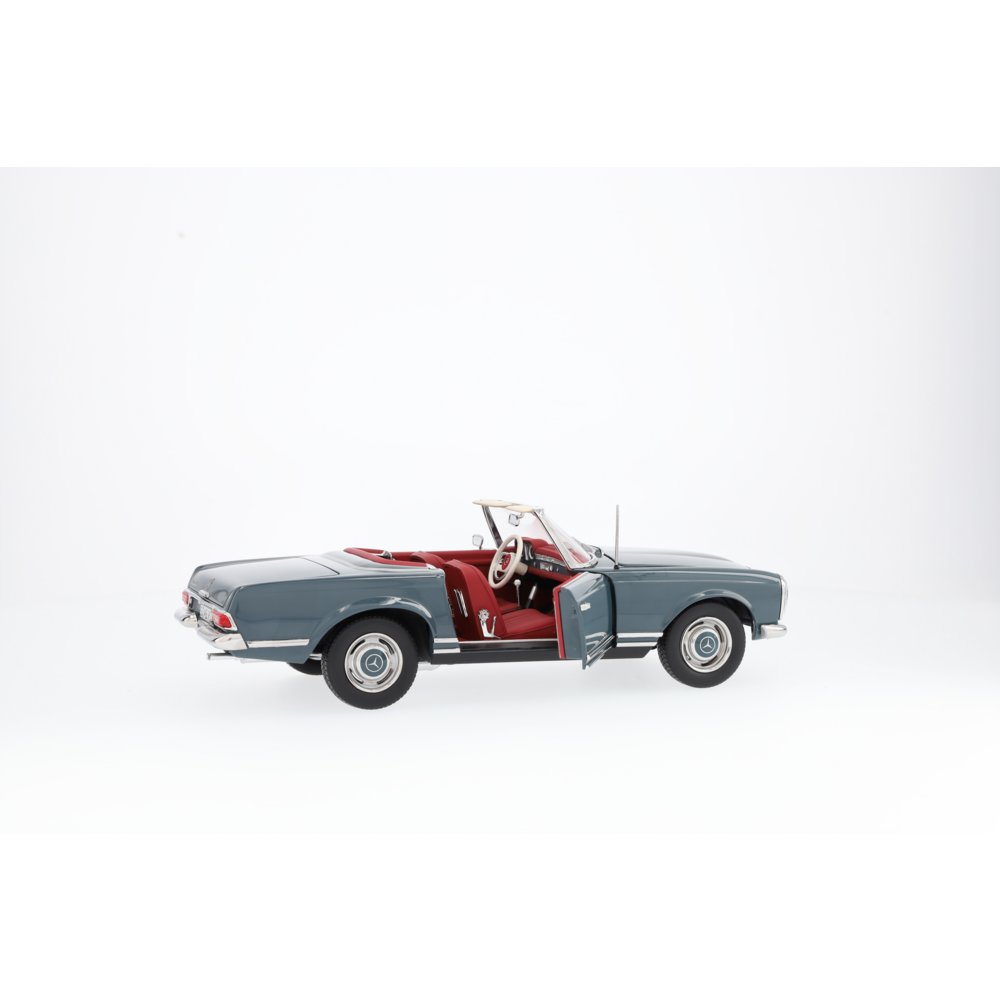 Norev 1:18 1963 Mercedes Benz 230SL Convertible, Metallic Blue