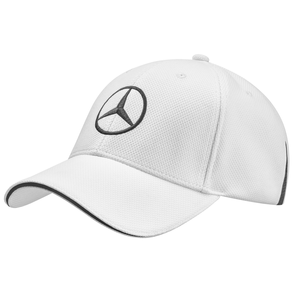 white golf cap