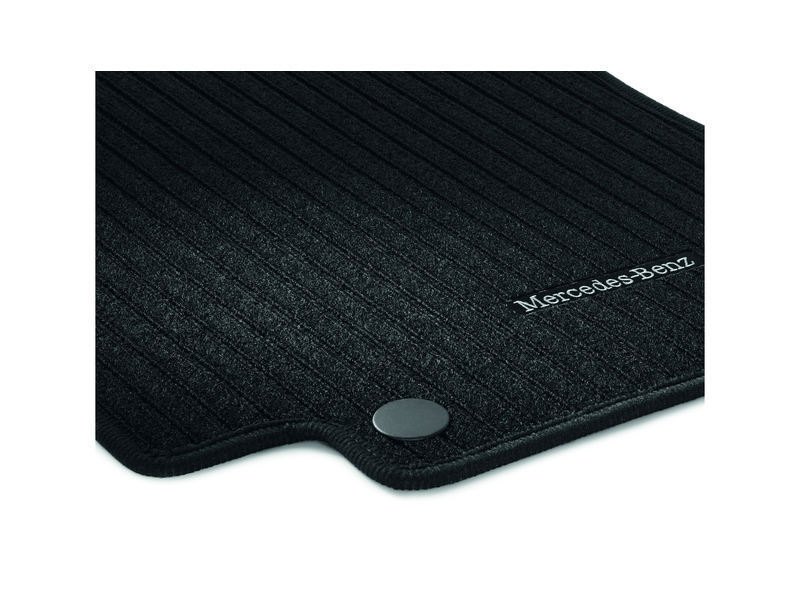 Bow Fields Rips Floor Mats For Mercedes-Benz SLK R170 – Gray With Emblem, Made In Germany