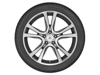5-twin-spoke wheel, 48.3 cm (19-inch), High-sheen finish