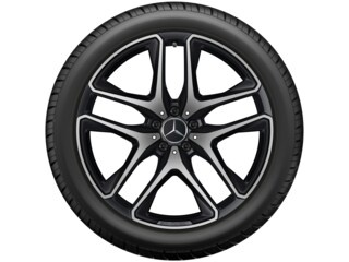 AMG 5-twin-spoke wheel, 53.3 cm (21-inch), High-sheen finish