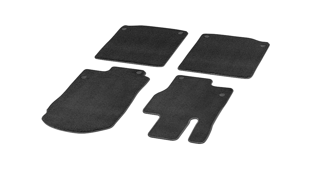 Velour floor mats EXCLUSIV, set, 4-piece, X167 Maybach (black) | Floor ...