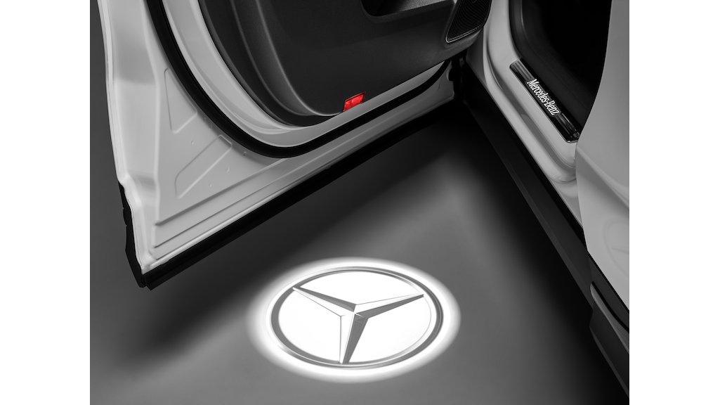 Mercedes-Benz Logo-Projektor für die Vordertüren Set V-Klass