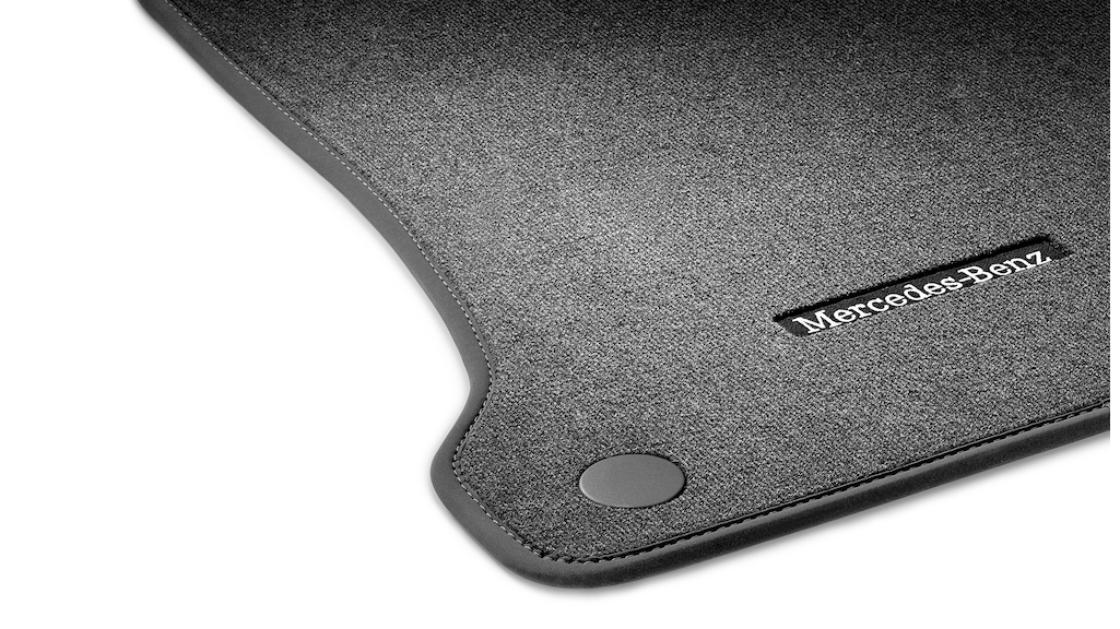 Velour floor mats CLASSIC, Set, Set of 4 (magma grey [E-Class  