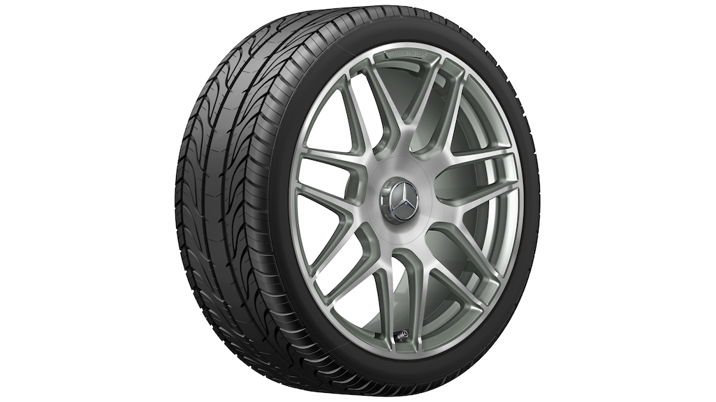 AMG Schmiederad, (8,5 J x 19 ET 46, titangrau, glanzgedreht) | AMG 