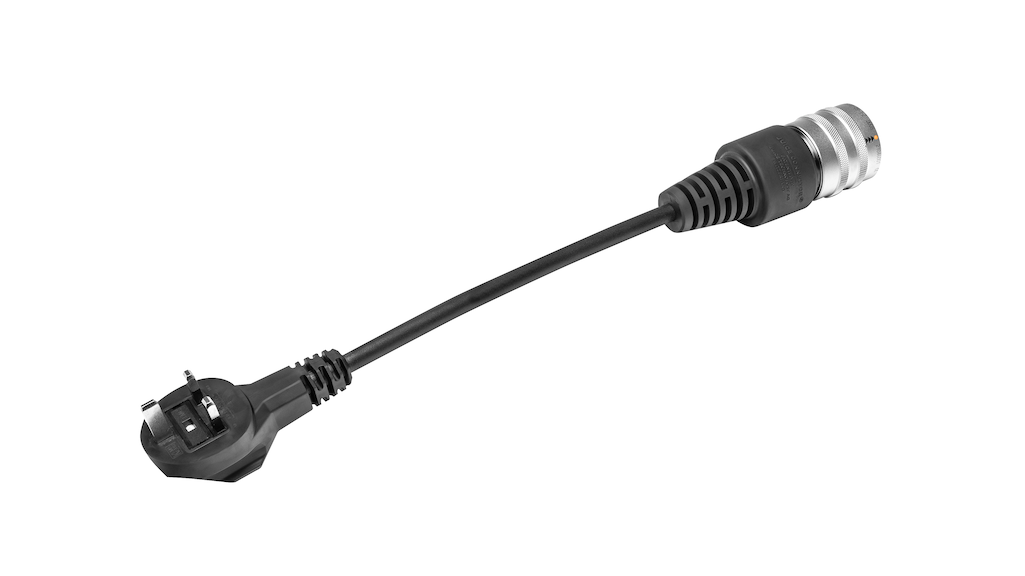 Flexible charging system, Adapter, Type G (UK) (black) Passenger car