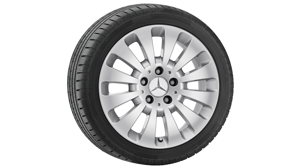 Mercedes-Benz light-alloy wheels, 10-double-spoke 18 inch, E-Class W211