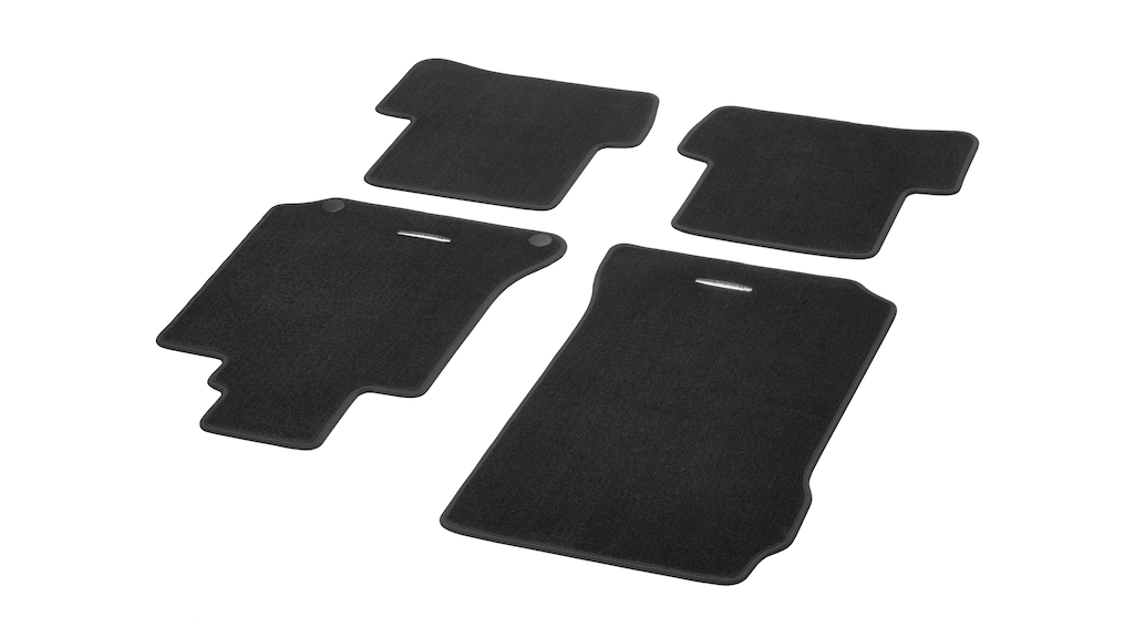 Velour floor mats CLASSIC, Set, Set of 4 (black [C-Class]) | Floor 