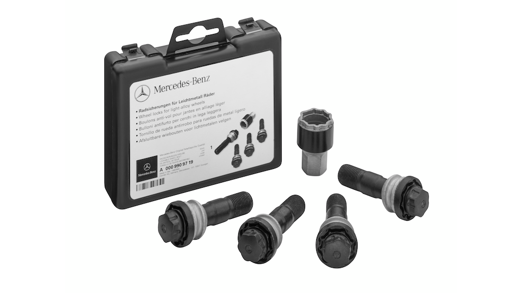 Rim lock set, M15 x 1.25 x 44 (black) | Wheel accessories | Wheels ...