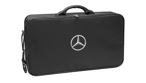 Mercedes-Benz Dachbox M, 430 Liter Kunststoff, schwarz, Lack, glänzend