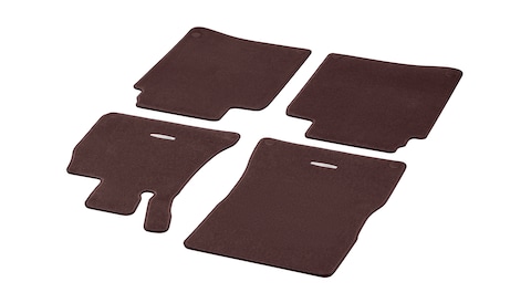 Velour floor mats CLASSIC, Set, Set of 4 (mahogany brown) | Floor mats ...