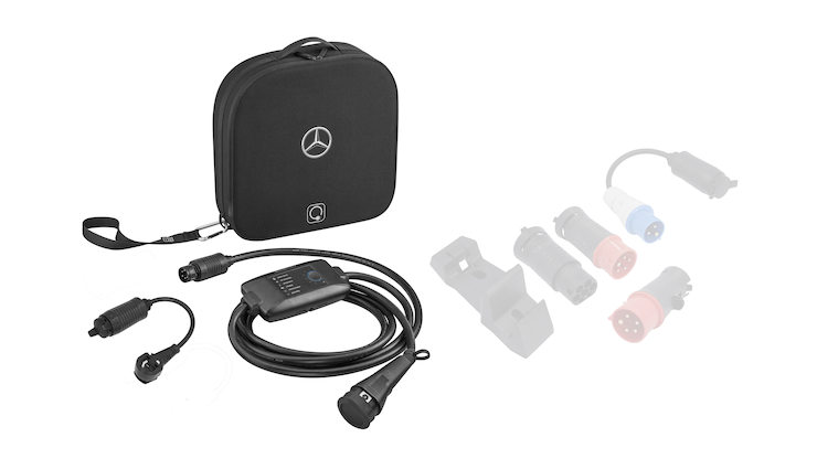 Flexible Pro charging system, UK set, Wallbox (Plastic, black, LHD