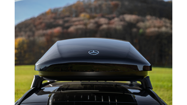 Mercedes-Benz roofbox XL, 590 litres (Plastic, black, Paint