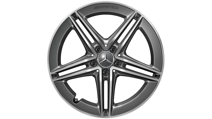 AMG 5-twin-spoke wheel (8,5 J x 19 ET 46, tantalite grey