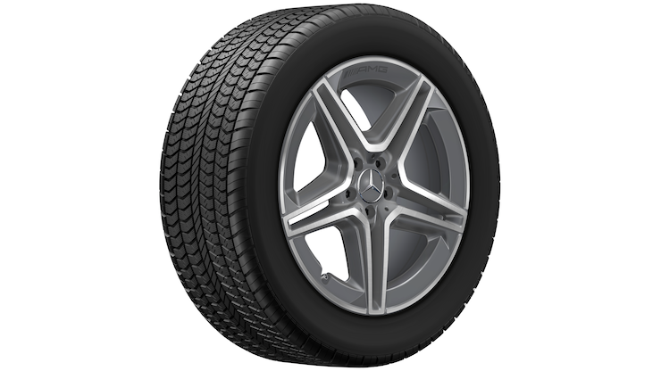 Mercedes-Benz AMG ホイールセット 235/50 ZR19 AMG 5-twin-spoke wheel (235/50 R19 99V, 8 J x 19 ET 49