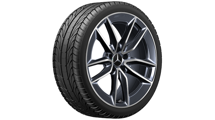 Mercedes-Benz AMG ホイールセット 235/50 ZR19 AMG 5-twin-spoke wheel (235/50 R19 99V, 8 J x 19 ET 49