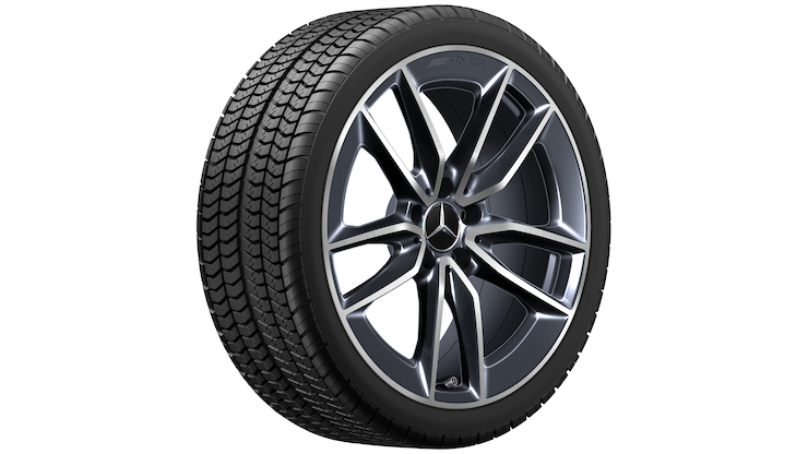 Mercedes-Benz AMG ホイールセット 235/50 ZR19 AMG 5-twin-spoke wheel (235/50 R19 99V, 8 J x 19 ET 49