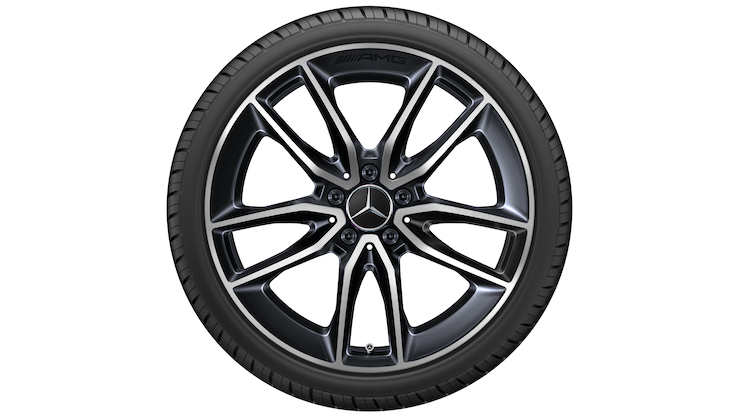 Mercedes-Benz AMG ホイールセット 235/50 ZR19 AMG 5-twin-spoke wheel (235/50 R19 99V, 8 J x 19 ET 49