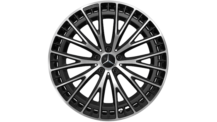 AMG multi-spoke wheel (9,5 J x 21 ET 52, matt black, high AMG multi-spoke wheel (9,5 J x 21 ET 52, matt black, high