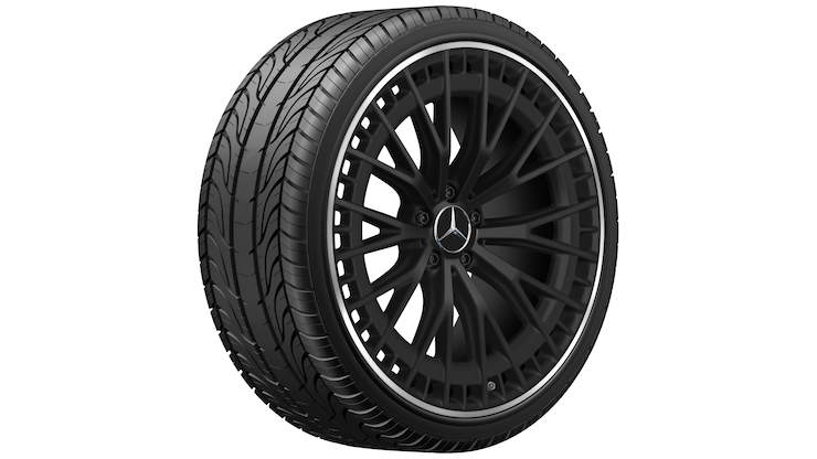 メル79620 6102717 黒L 17-20 Volvo S90 V90 20-Inch 10-Spoke Black Diamond Cut Alloy