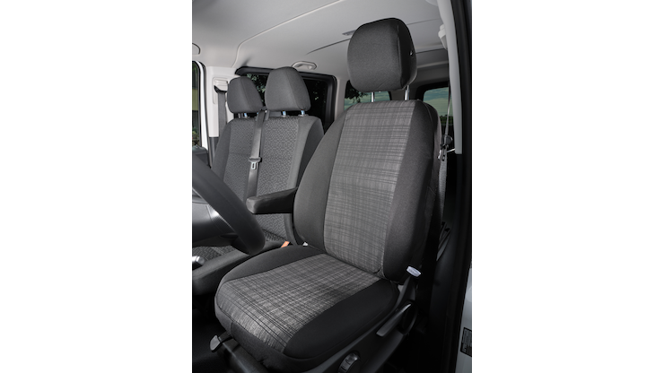 Seat cover Armrest front for comfort seating LHD RHD black Seat covers Protectors covers All models Vito eVito model series 447 05 19 Mercedes Benz Genuine Accessories