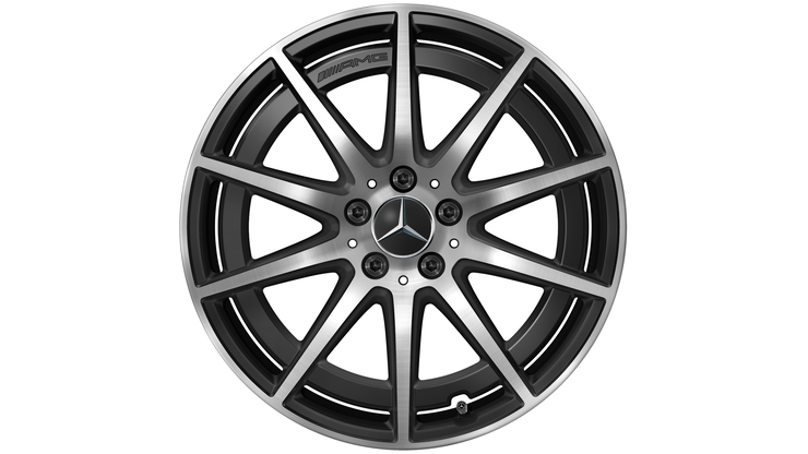 AMG 10-spoke wheel (8 J x 19 ET 49, matt black, high-sheen) | AMG