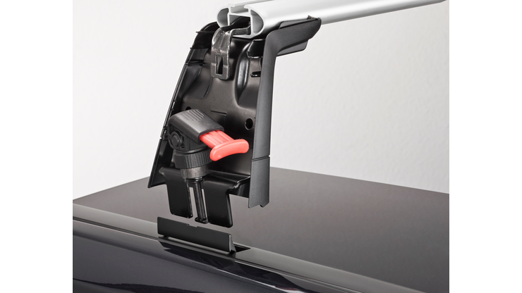 Support De Fixation Pour Skis Mercedes W201/W124 - En Aluminium - Neuf D'origine