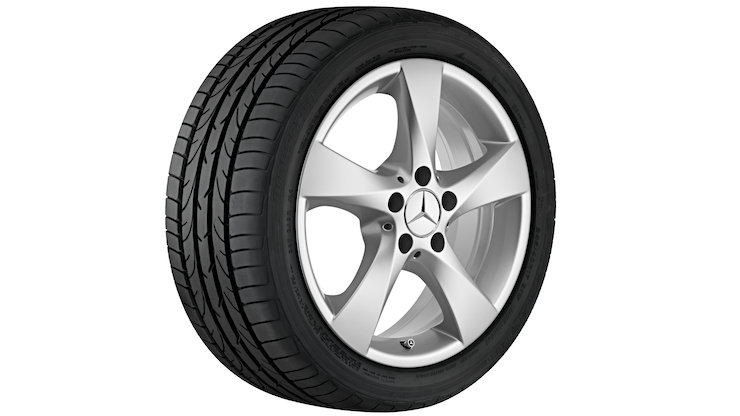 5-spoke wheel (225/55 R17 C 109/107(104)T, 7 J x 17 ET 51 [V-Class