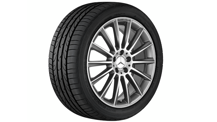 AMG multi-spoke wheel (8,5 J x 20 ET 38, titanium grey, high-sheen