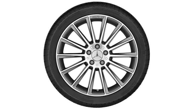 AMG multi-spoke wheel (8,5 J x 20 ET 38, titanium grey, high-sheen