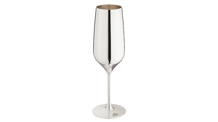 Champagne flute, solid silver-plated (sterling silver, Brass / Silver) |  Interior comfort | Comfort | Mercedes-Maybach X222 (02/15-06/17) | Mercedes-Benz  Genuine Accessories