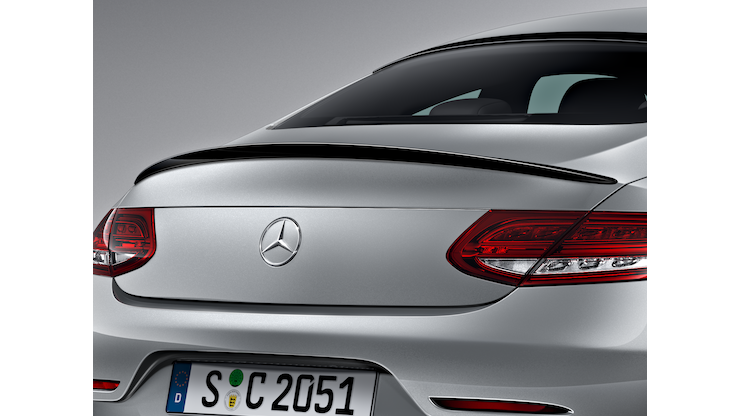 Spoiler posteriore poliuretano espanso con mano di fondo Aerodinamica Elementi applicati Coupe C205 12 15 06 18 Mercedes Benz Genuine Accessories