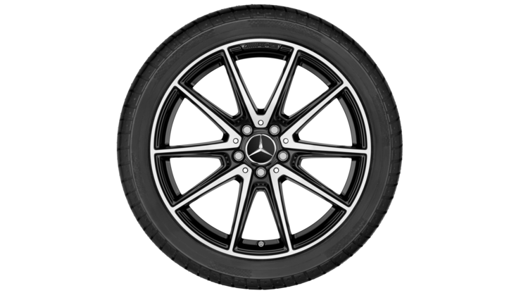 AMG 10-spoke wheel (9 J x 19 ET 61, black, high-sheen) | AMG